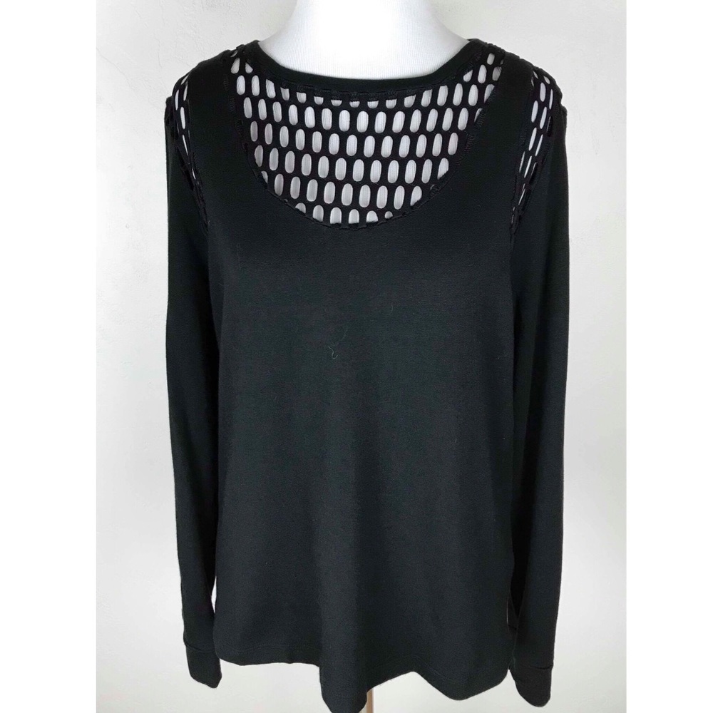 Generation Love Black Slit Sweater